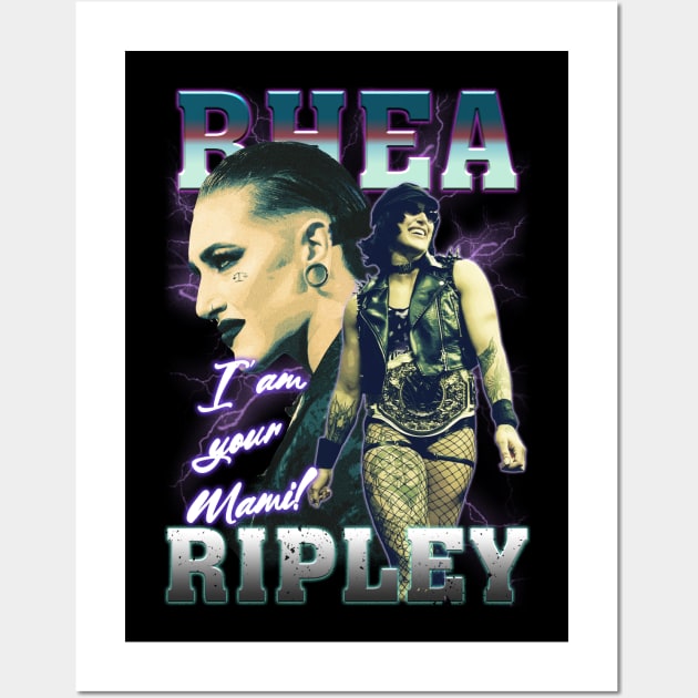 Rhea Tee  Bootleg Wall Art by RetroVania